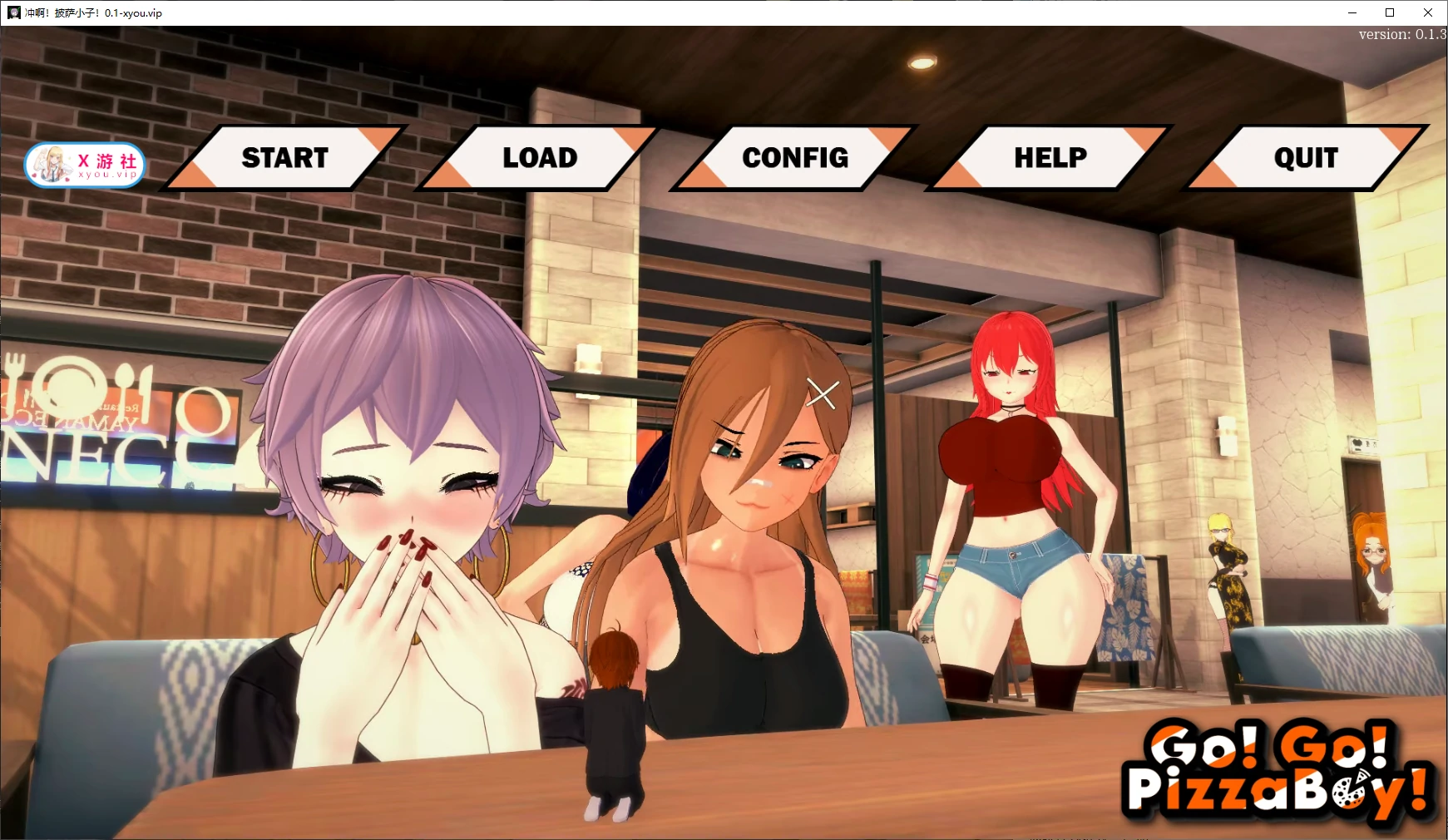 【日系SLG/AI汉化/3D】冲啊！披萨小子！0.1.3 AI汉化版【PC+安卓/2.2G/更新】 封面图 1