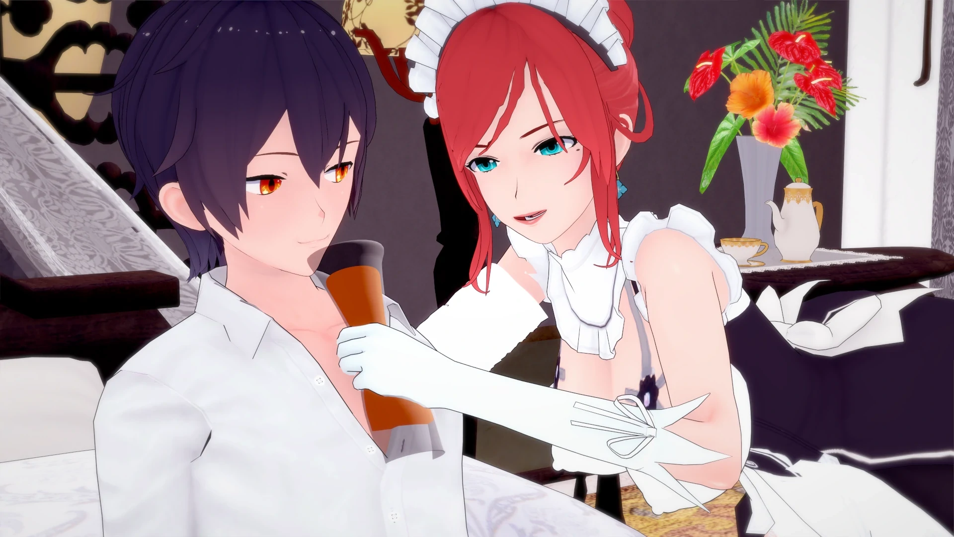 【日系SLG/AI汉化/3D】瓦莱兰大公爵-在异世界建立后宫0.5.0 AI汉化版【PC+安卓/1.4G/更新】 内容图 1