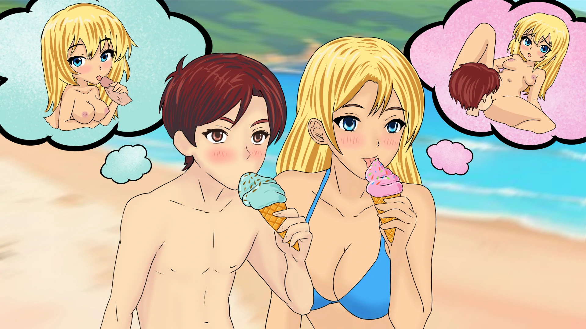 【亚洲SLG/AI汉化/2D】夏季0.27c AI汉化版【PC+安卓/0.8G/更新】 封面图 3