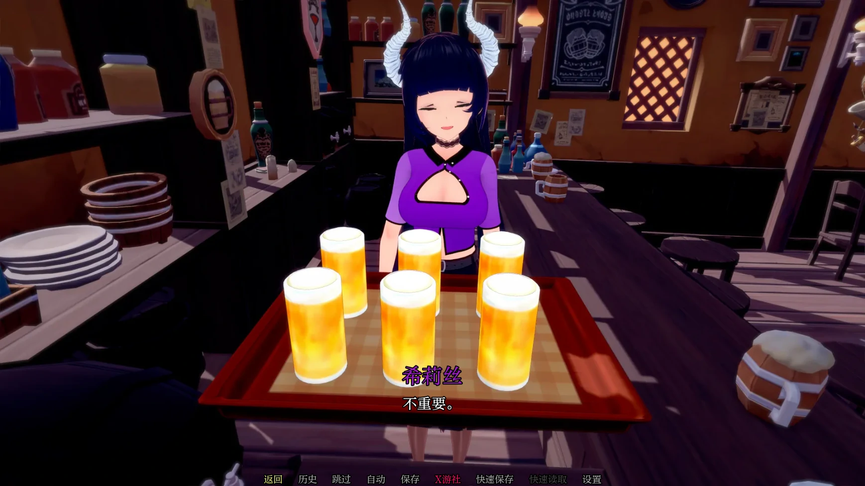 【日系SLG/AI汉化/3D】灵魂困扰0.3 AI汉化版【PC+安卓/1.8G/更新】 内容图 1