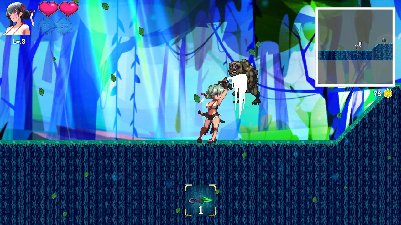 【像素ACT/动态/官中】美女剑客晴美 官方中文版【PC/0.1G】 内容图 2