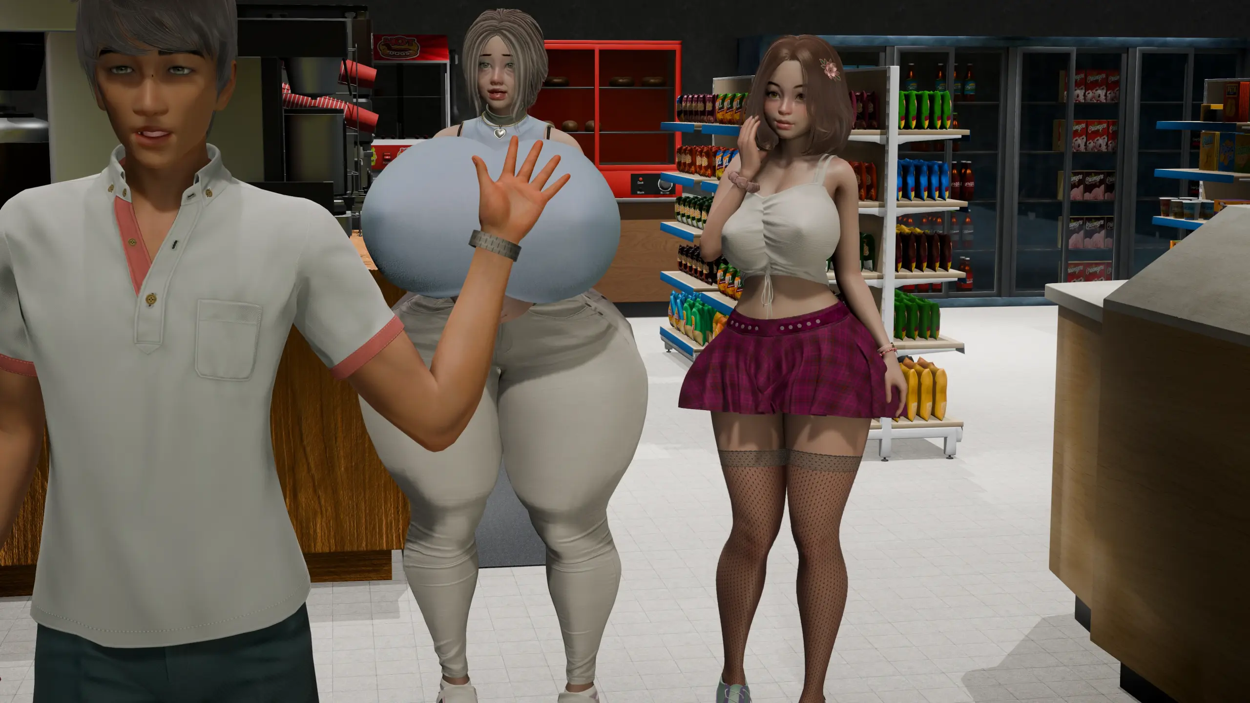 【亚洲SLG/AI汉化/3D】简单的工作0.1 AI汉化版【PC+安卓/2.3G/首发】 内容图 3