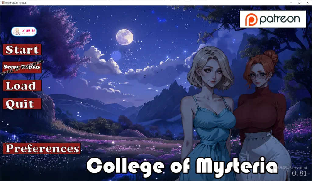 【欧美SLG/AI汉化/3D】神秘学院0.81 AI汉化版【PC+安卓/1.5G/更新】-X游