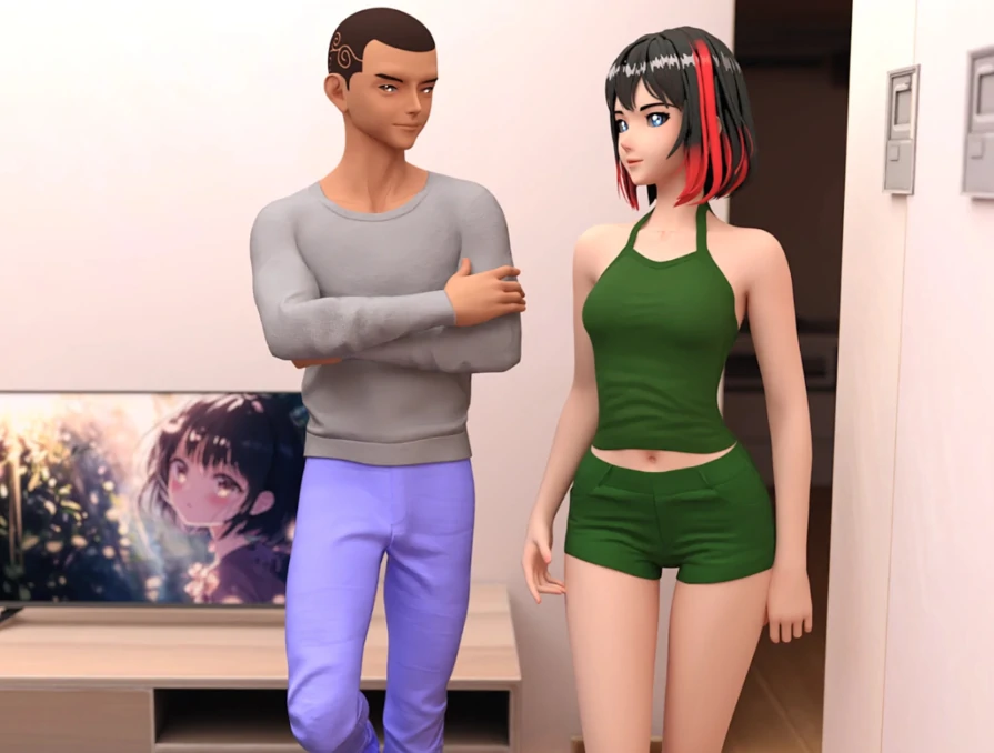 【亚洲SLG/AI汉化/3D】礼尚往来1.0 AI汉化版【PC+安卓/0.3G/新作】 更新图 1