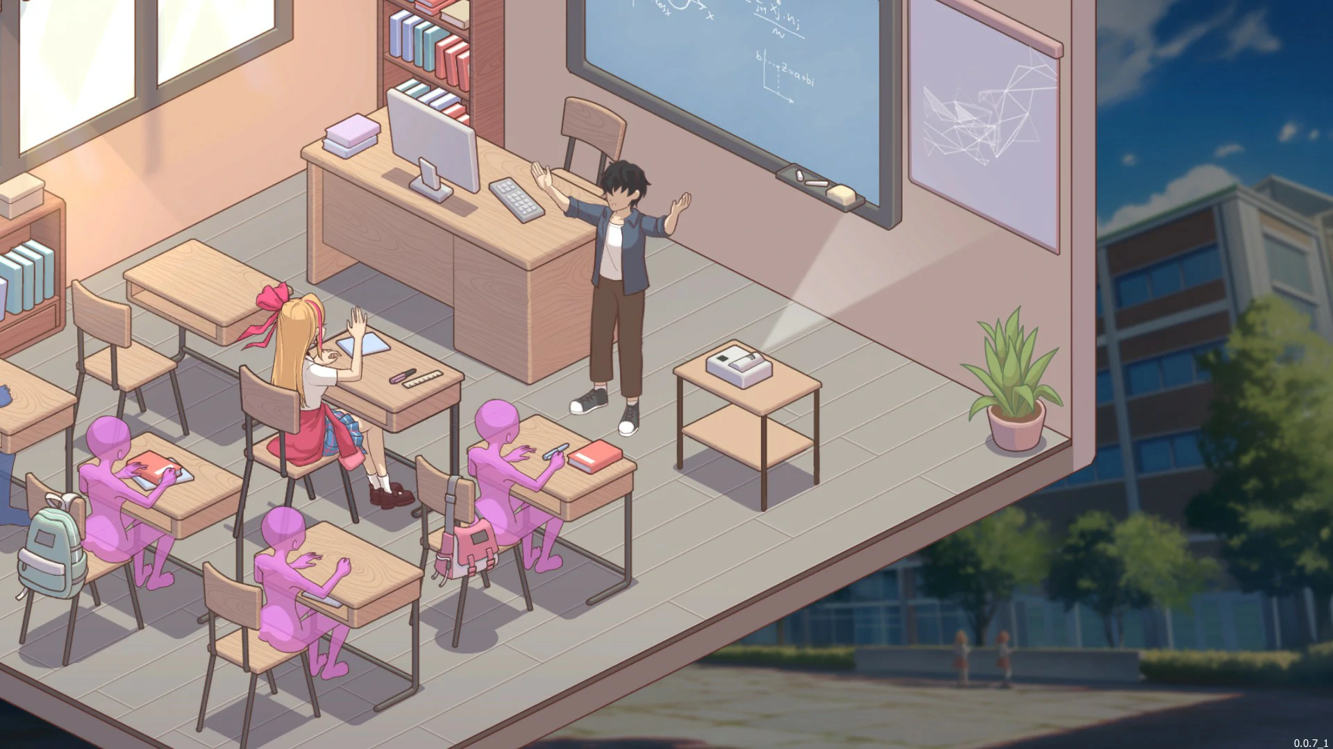 【SLG/动态/官中】 爱与生活：幸福学生 v0.7.1 官方中文版【PC/2.25G】 更新图 2