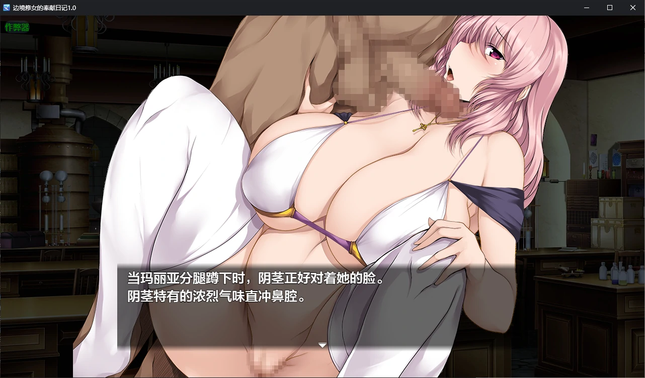 【日系RPG/AI汉化/2D】边境修女的奉献日记1.0 AI汉化版【PC+安卓/0.6G】 内容图 1