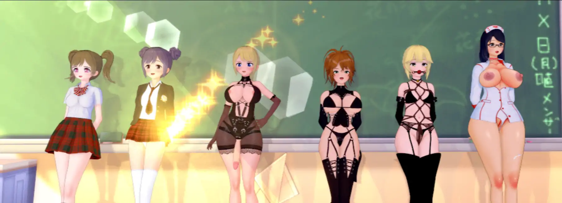 【日系SLG/AI汉化/沙盒】扶他性爱学院v0.55 AI汉化版【PC+安卓/1.34G/更新】 封面图 1
