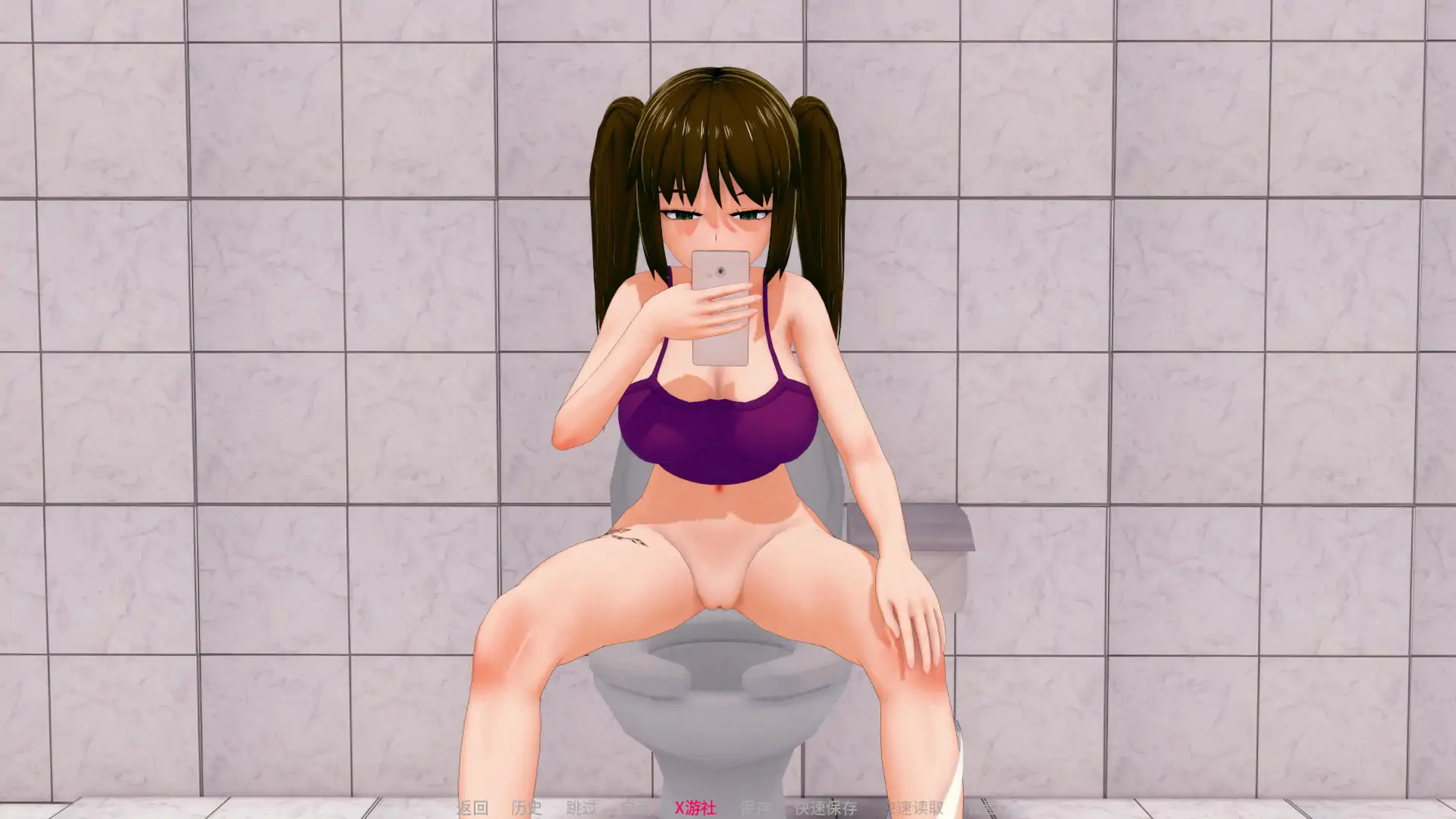 【日系SLG/AI汉化/2D】我的PMC女孩 v0.0.4 AI汉化版【PC+安卓/1.4G/首发】 内容图 2