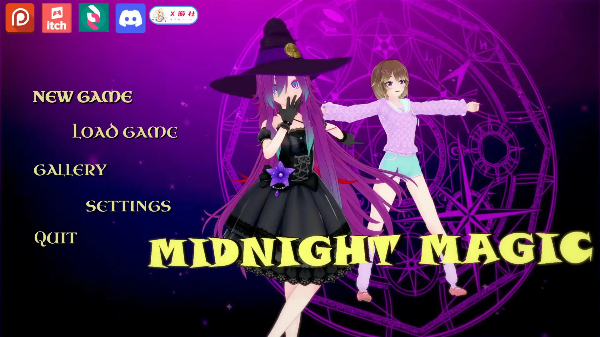 【日系SLG/AI汉化/3D】午夜魔法v0.0.12 AI汉化版【PC+安卓/3.31G/更新】 封面图 1