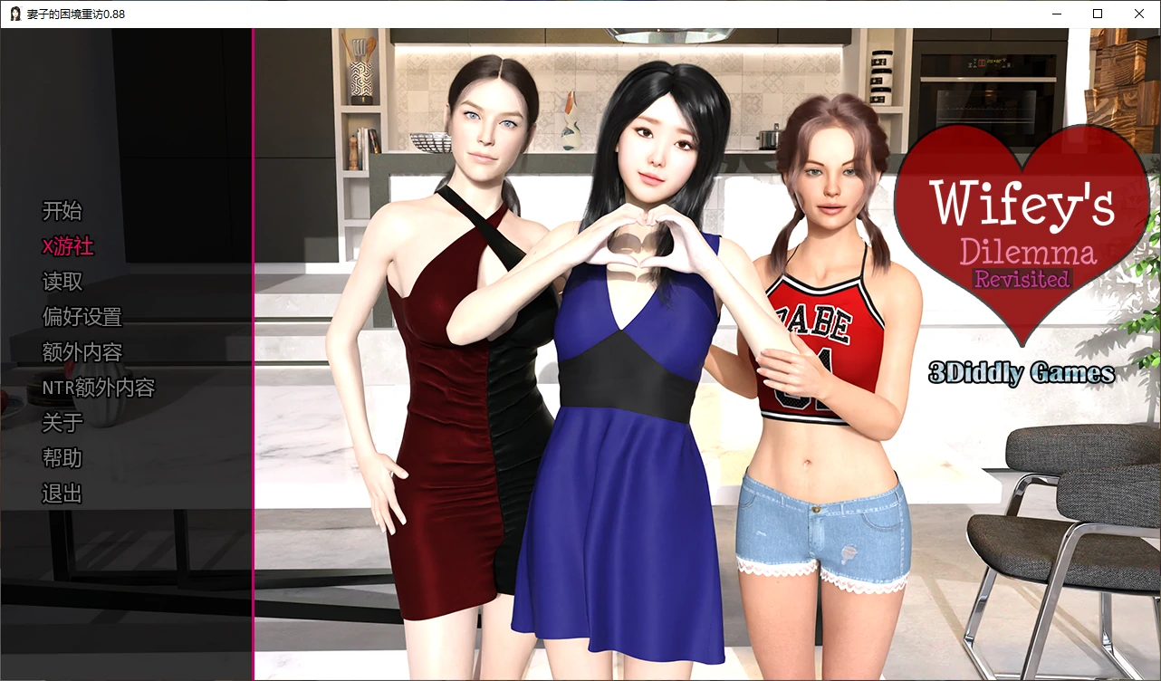 【欧美SLG/AI汉化/沙盒】妻子的困境重访0.88 AI汉化版【PC+安卓/6.1G/更新】 封面图 1
