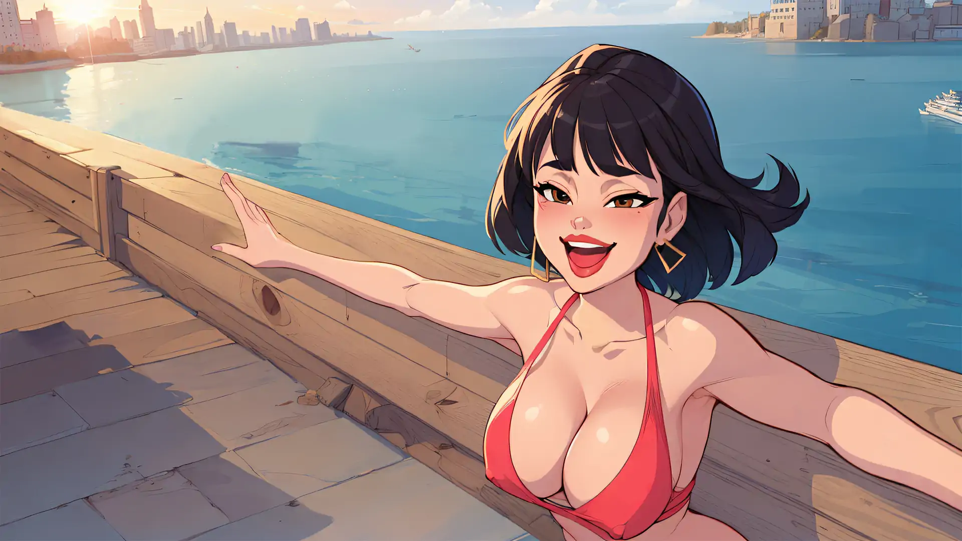 【欧美SLG/AI汉化/2D】红色帽檐v0.26 AI汉化版【PC+安卓/1.93G/更新】 内容图 2