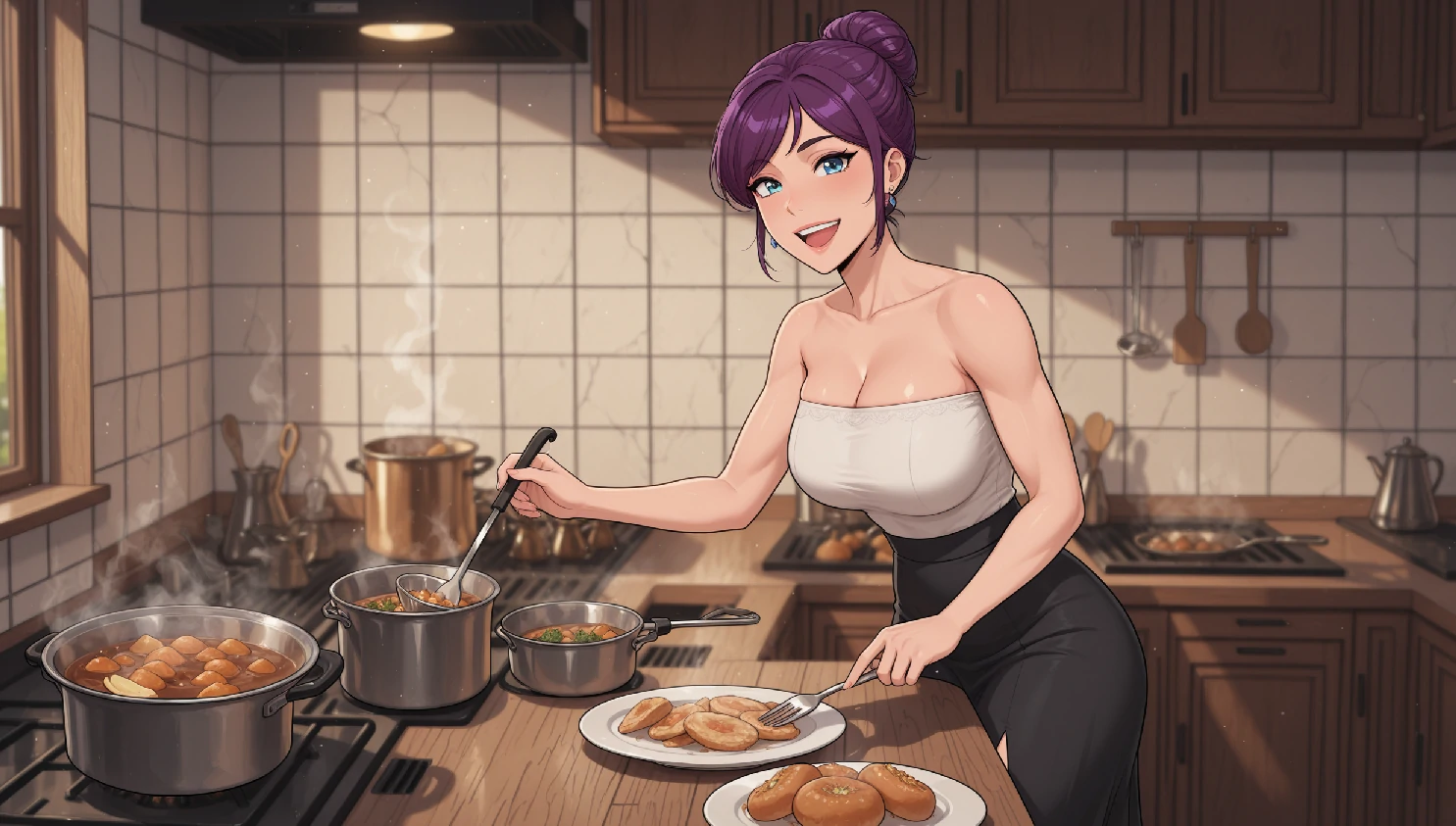 【日系SLG/AI汉化/后宫】美好的一天0.2.0 AI汉化版【PC+安卓/2G/更新】 内容图 1