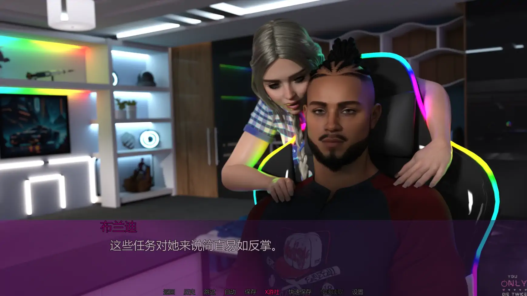 【欧美SLG/AI汉化/3D】你只能死两次v0.4  AI汉化版【PC+安卓/3.60G/更新】 内容图 1