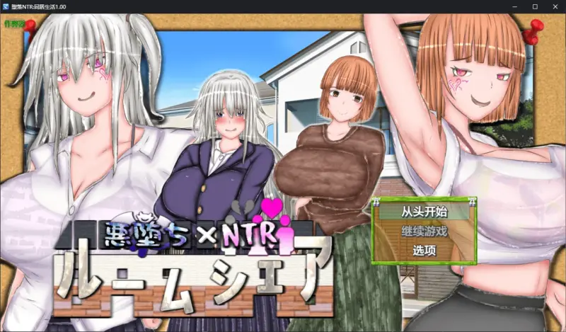 【日系RPG/AI汉化/NTR】堕落NTR:同居生活1.00 AI汉化版【PC+安卓/2G/更新】-X游