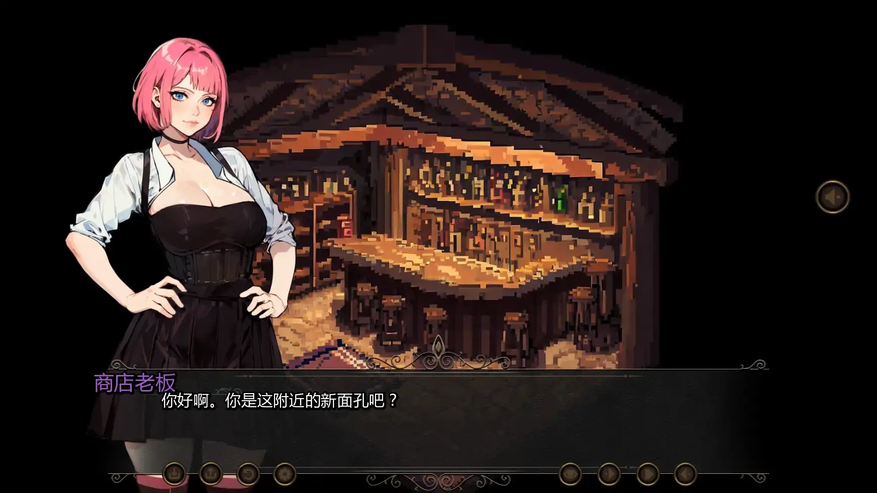 【日系SLG/AI汉化/奇幻】吸血鬼之吻v0.2.6 AI汉化版【PC+安卓/1.05G/更新】 内容图 1