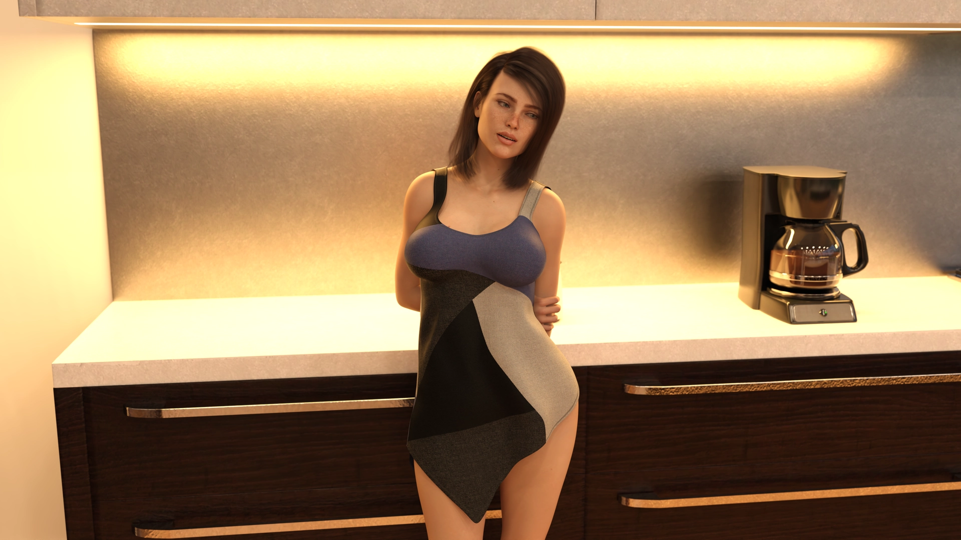 【欧美SLG/AI汉化/3D】罪恶的快乐0.52 AI汉化版【PC+安卓/5.52G/更新】 内容图 1