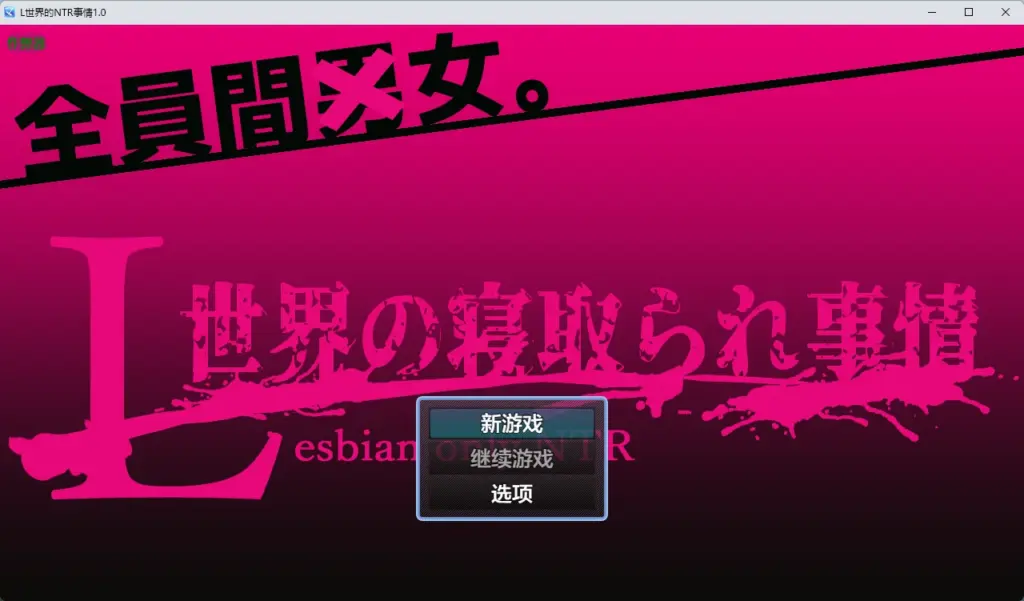 【日系RPG/AI汉化/扶她】L世界的NTR事情1.0 AI汉化版【PC+安卓/1.19G】-X游