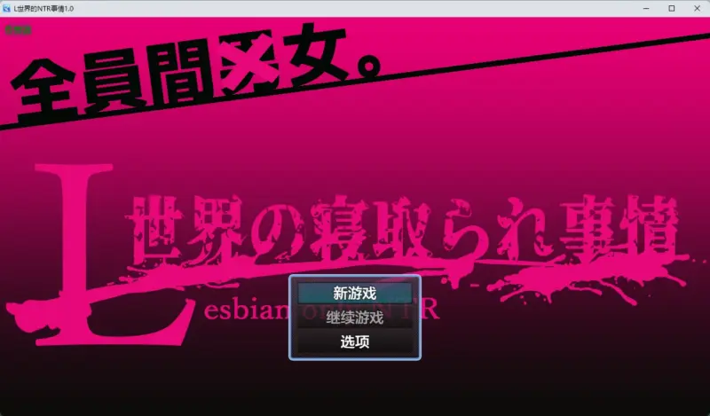【日系RPG/AI汉化/扶她】L世界的NTR事情1.0 AI汉化版【PC+安卓/1.19G】-X游