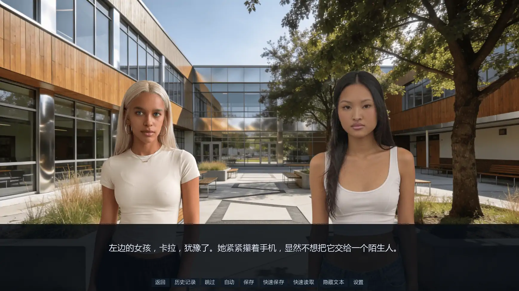 【欧美SLG/AI汉化/3D】学园暗面v0.3  AI汉化版【PC+安卓/1.25G/更新】 内容图 1