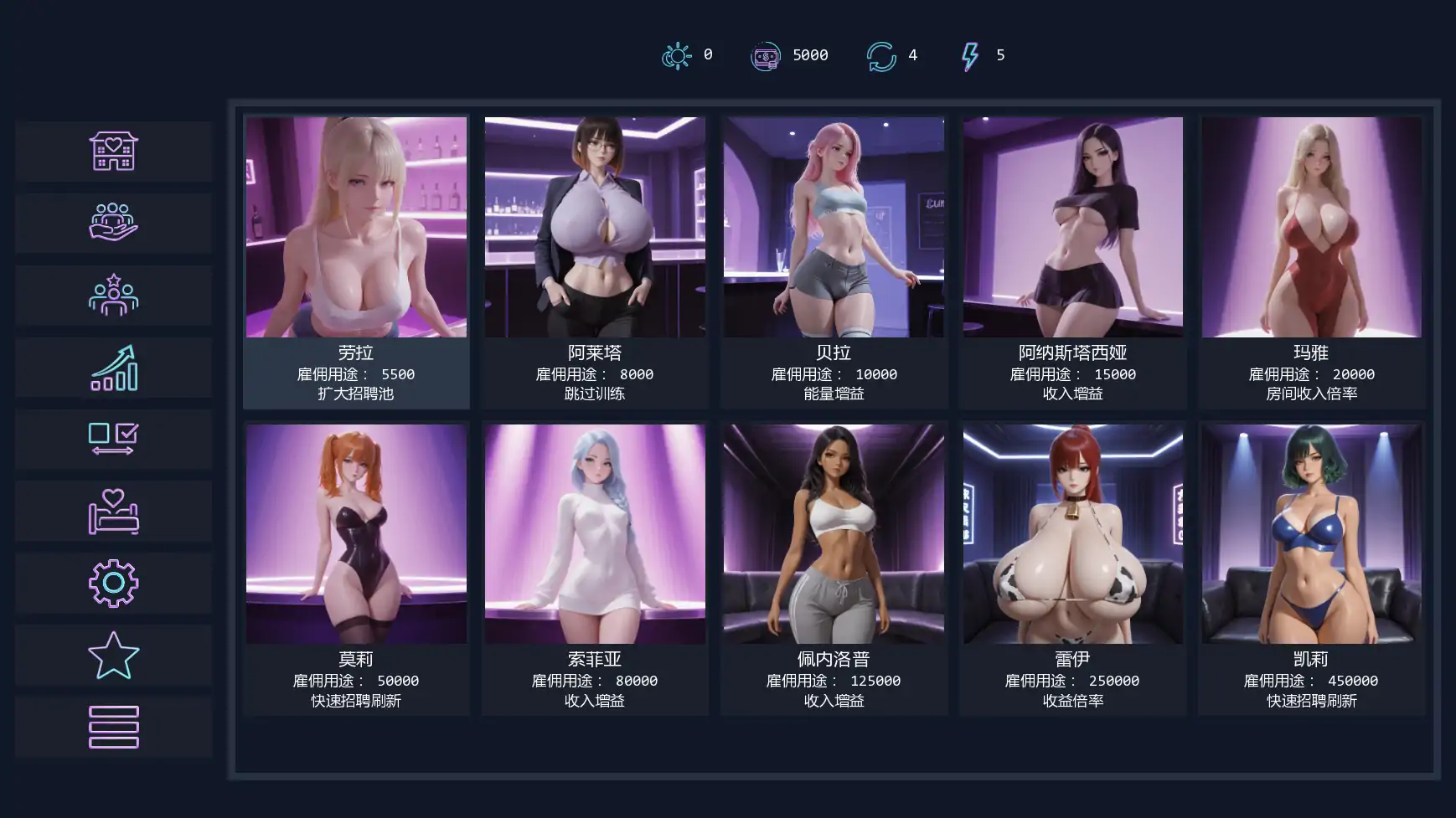 【欧美SLG/AI汉化/管理】青楼污秽Update10   AI汉化版【PC+安卓/3.11G/更新】 封面图 3