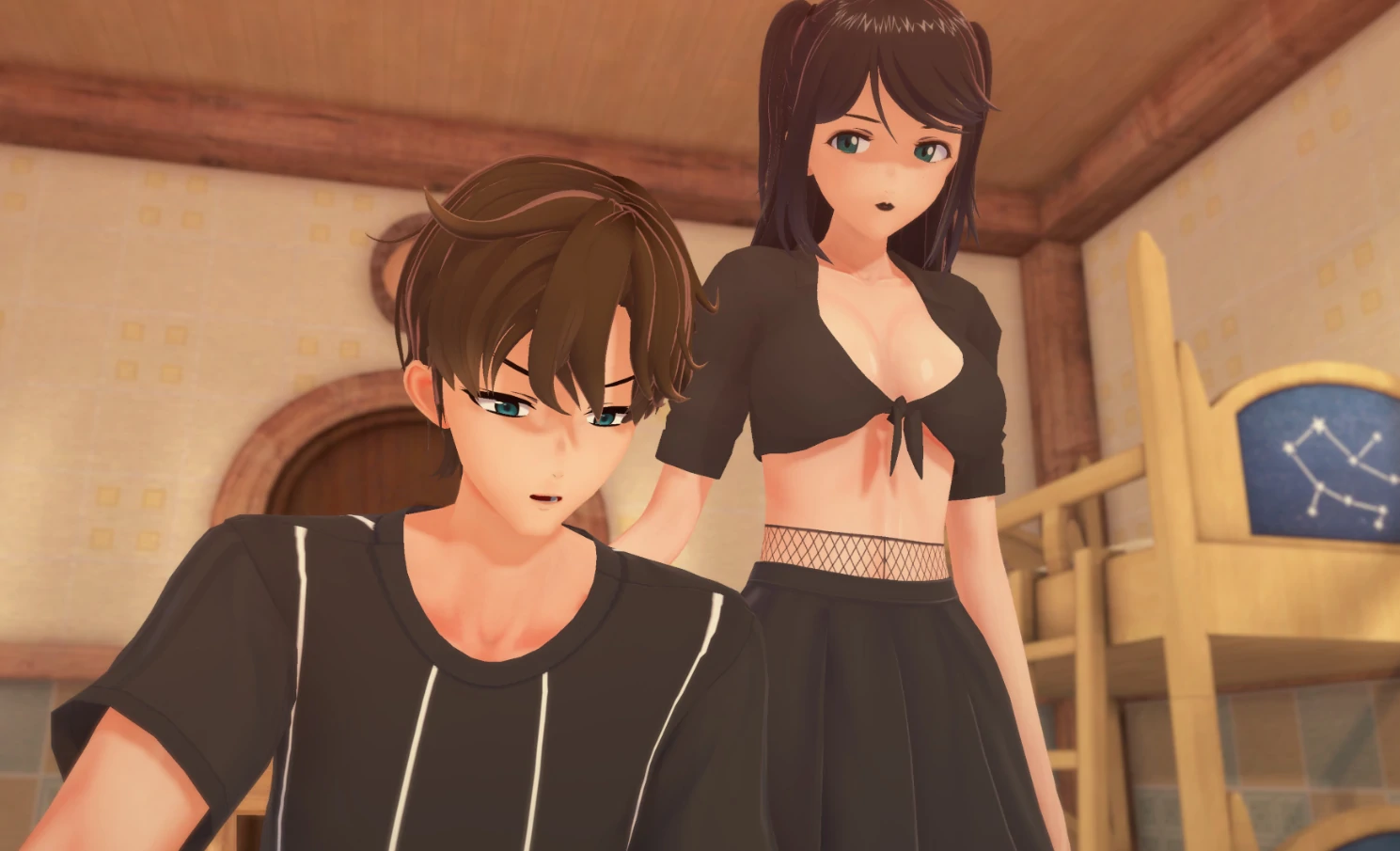 【日系SLG/AI汉化/堕落】暑假打工日志0.3b AI汉化版【PC+安卓/2.1G/更新】 内容图 1