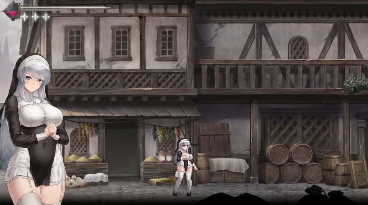 【日系ACT/官中/动作】淫肉圣女～在修女的雌穴中刻下孕印～0.1.0 官方中文版【PC/0.35G】 内容图 1