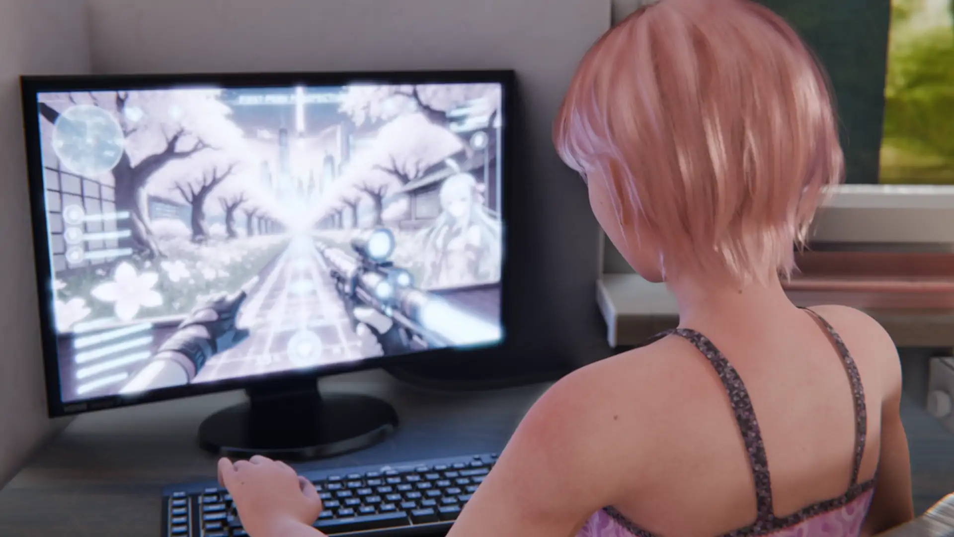 【欧美SLG/AI汉化/沙盒】我的女孩喜欢手铐v0.3 AI汉化版【PC+安卓/0.92G/更新】 更新图 1
