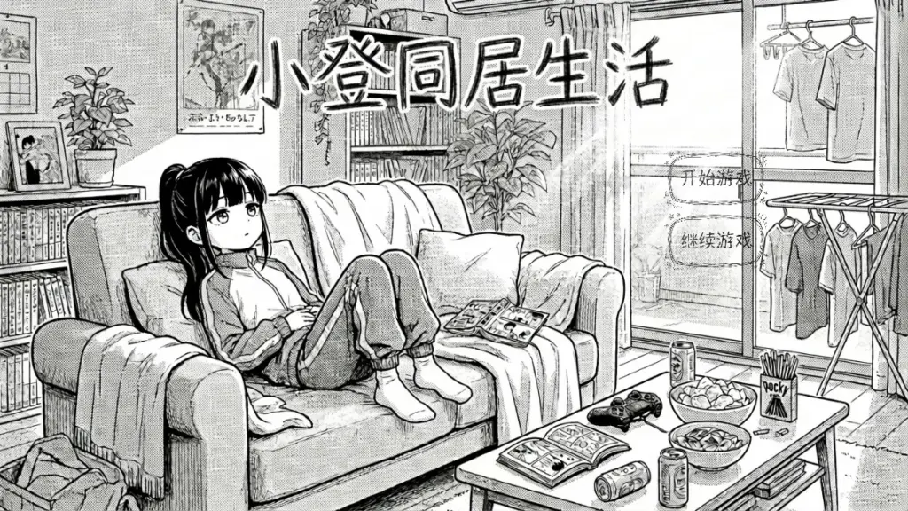 【日系SLG/官中/黑白】小登同居生活 v0.2 官方中文版【PC/0.5G】-X游