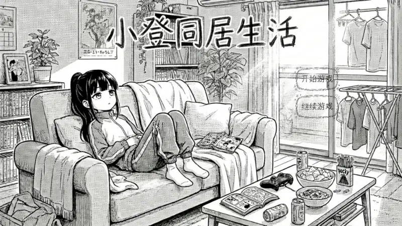【日系SLG/官中/黑白】小登同居生活 v0.2 官方中文版【PC/0.5G】-X游