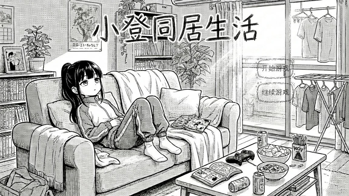 【日系SLG/官中/黑白】小登同居生活 v0.2 官方中文版【PC/0.5G】 封面图 1
